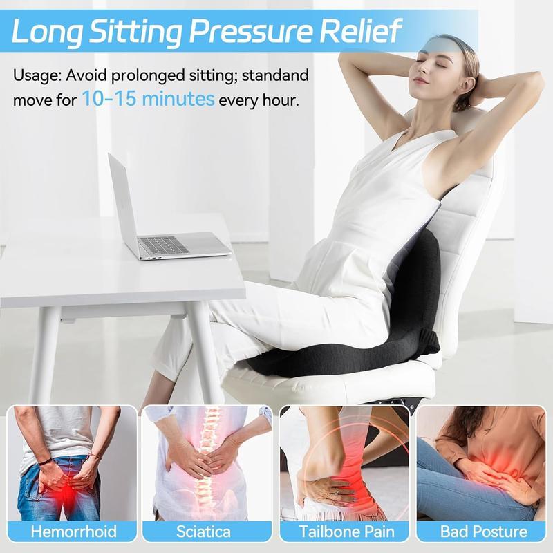 Ergonomic Memory Foam Seat Cushion