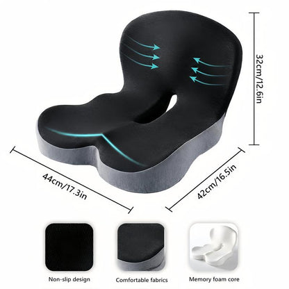 Ergonomic Memory Foam Seat Cushion