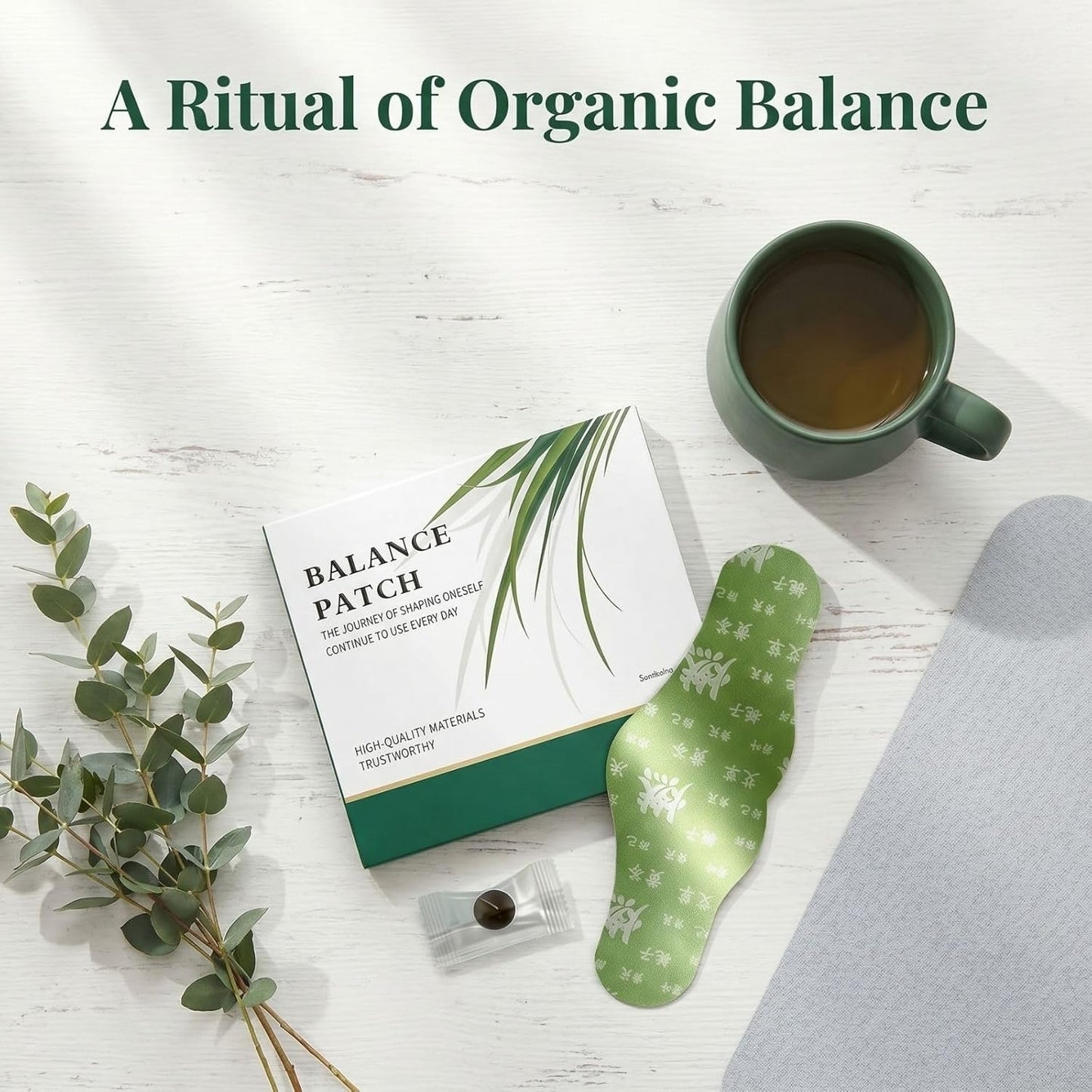 Balance Patch – Japanese Herbal Stomach Patch with Plant-Based Ingredients